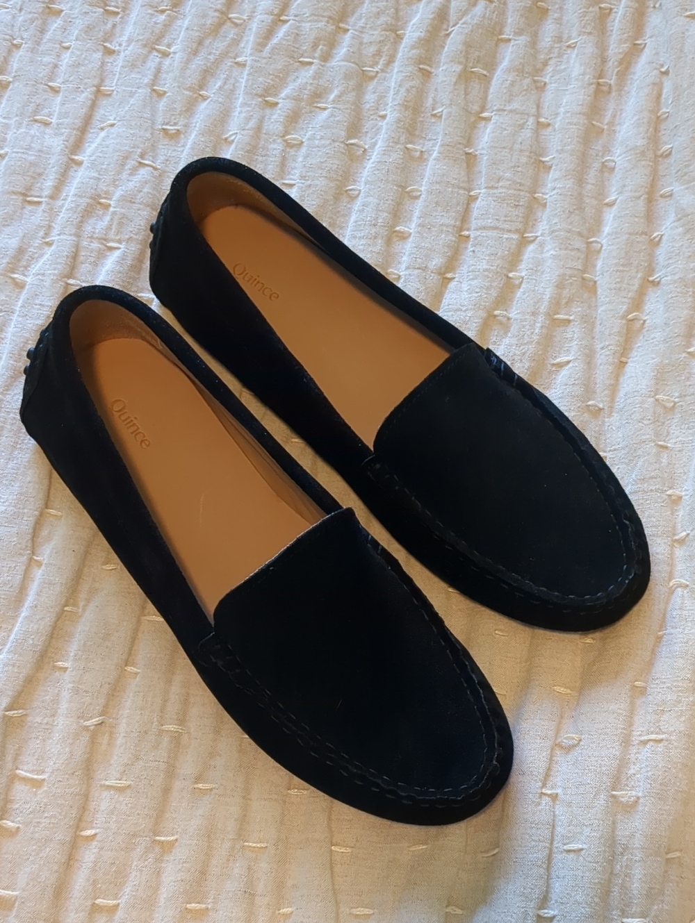 Quince Suede Driver Slip-On Loafers